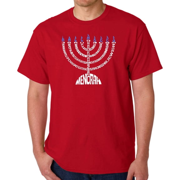 Menorah - Men's Word Art T-Shirt