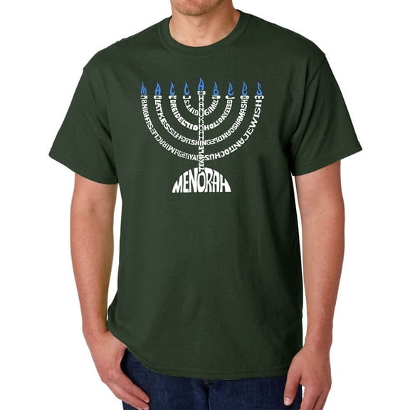 Menorah - Men's Word Art T-Shirt