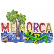 Menorca Spain 3D Fridge Magnet Souvenir Gift,Resin Handmade Menorca Refrigerator Magnet Home Decoration Collection