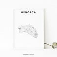 thumbnail image 1 of Menorca Spain Map Print, Minorca Road Map Poster, Balearic Islands Monte Toro Espaã±A Map Art, Nursery Room Wall Office Decor, Map- Wall Art Print, 12x18 UNFRAMED, 1 of 3