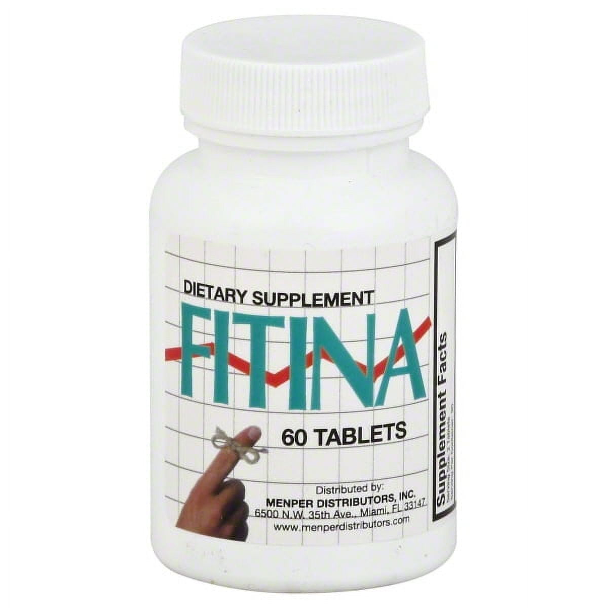 Menper Distributors Fitina Dietary Supplement, 60 ea - Walmart.com