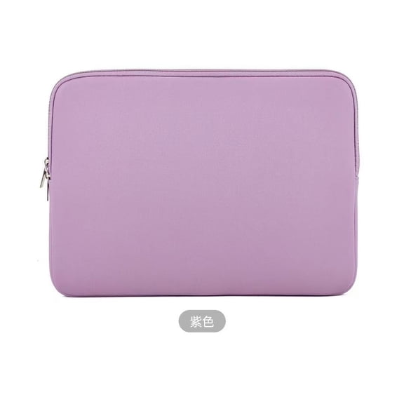 Menrkoo 14 Inch Laptop Sleeve Protective Case Soft Lining Padded Zipper Cover Carrying Bag Compatible Purple Free Size