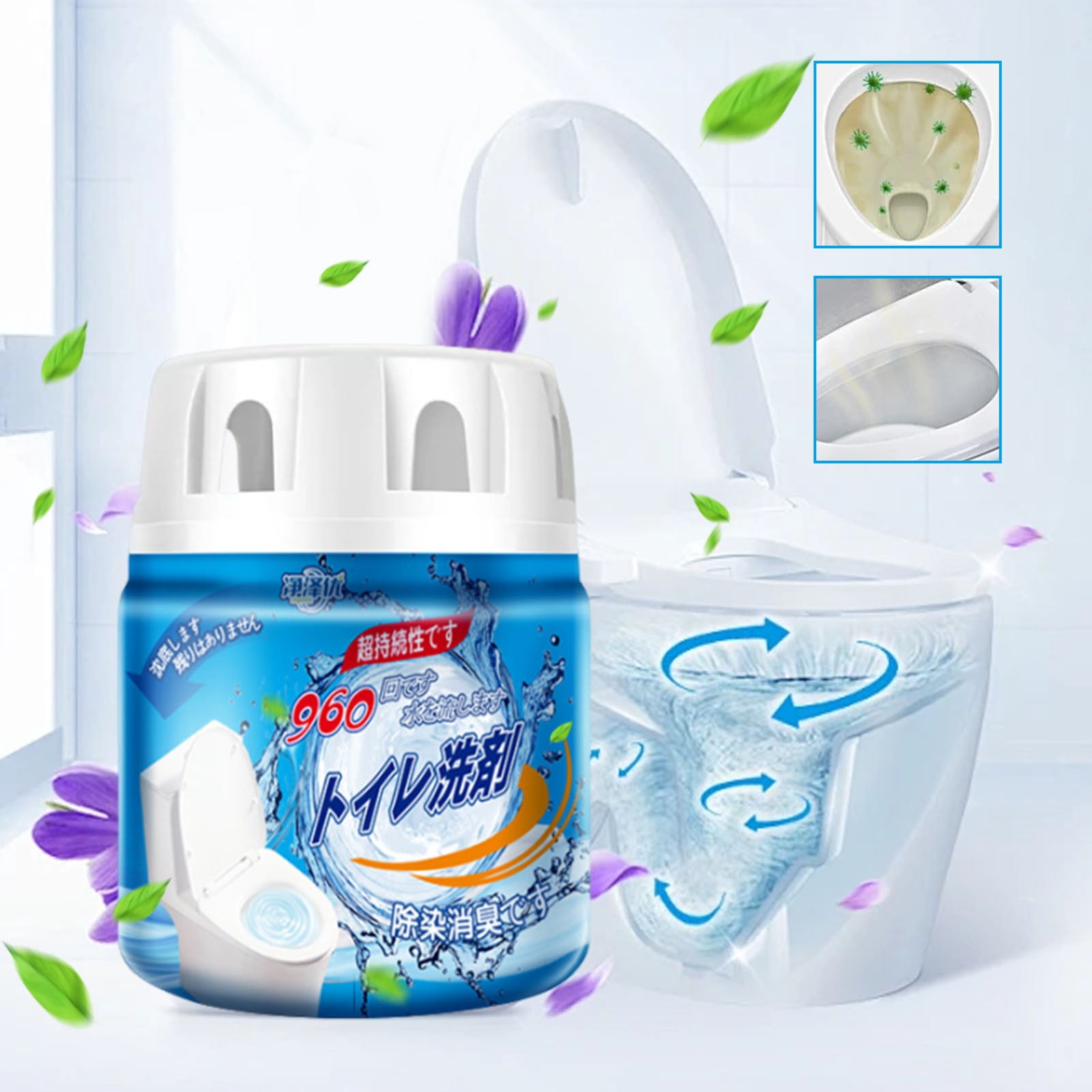 Menrkoo 350Ml Toilet Toilet Cleaner Automatic Toilet Cleaner Sapphires ...