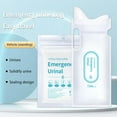 thumbnail image 1 of Menrkoo 700ML Emergency Disposable Urinal Bags,Camping Pee Bags Unisex Urine Bag Vomit Bag For Travel Traffic Ja-m Portable Toilet Bag,4 Pack, 1 of 9