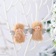 Menrkoo Festival Doll Plush Angel Pendant Boy And Girl Suit Plush Doll Christmas Decorations