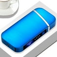 thumbnail image 1 of Menrkoo Gift Box Cigarettes Usb Charging Rechargeable Flameless Collectible Lighter Blue Free Size, 1 of 5