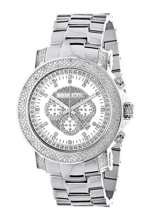 Mens 0.75ct Diamond Chronograph Watch Escalade