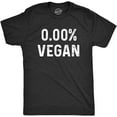 thumbnail image 1 of Mens 0% Vegan Tshirt Funny Cooking Meat Eater Tee, 1 of 4