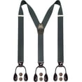 thumbnail image 1 of Mens 1.4 inches Wide with 6 Button End Elastic Adjustable Suspenders, 1 of 1