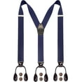 thumbnail image 1 of Mens 1.4 inches Wide with 6 Button End Elastic Adjustable Suspenders, 1 of 1