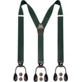 thumbnail image 1 of Mens 1.4 inches Wide with 6 Button End Elastic Adjustable Suspenders, 1 of 1