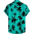 thumbnail image 1 of Mens 100% Cotton Hawaiian Shirts Button Down Short Sleeve Beach Shirts Summer Casual Aloha Shirts, 1 of 10