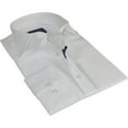 thumbnail image 1 of Mens 100% Cotton Shirt From Turkey Manschett by Quesste Slim Fit 4029-01 White, 1 of 6
