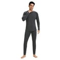 thumbnail image 1 of Mens 100% Merino Wool Base Layer Sets for Ski Lightweight Thermal Underwear, 1 of 6
