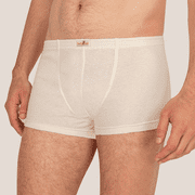 Mens 100% Pure Organic Cotton Boxer Briefs Undyed Chemical Free Underwear Small