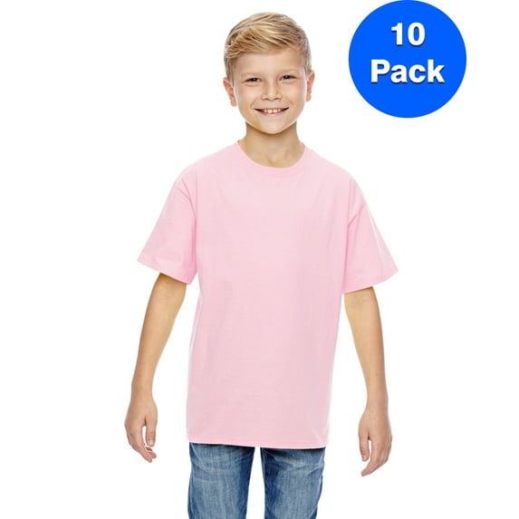 Mens 100% Ringspun Cotton nano-T T-Shirt 498Y (10 PACK)