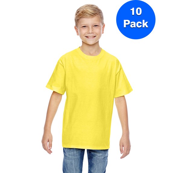 Mens 100% Ringspun Cotton nano-T T-Shirt 498Y (10 PACK)