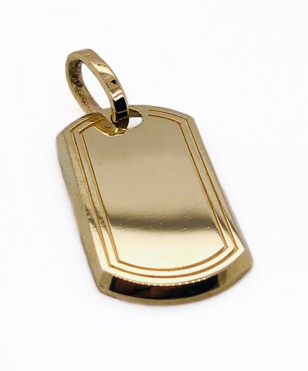 10kt gold dog tags hotsell