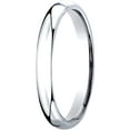 thumbnail image 1 of Mens 10K White Gold, 3mm Slightly Domed Standard Comfort-Fit Wedding Band (sz 14.5), 1 of 3