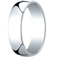 thumbnail image 1 of Mens 14K White Gold, 6.0mm Low Dome Light Wedding Band (sz 6), 1 of 3