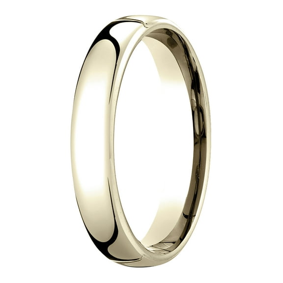 Mens 14K Yellow Gold, 4.5mm London Couture Comfort-Fit Wedding Band (sz 13.5)