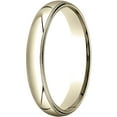 thumbnail image 1 of Mens 14K Yellow Gold, 4mm Slightly Domed Comfort-Fit Wedding Band with Milgrain (sz 4.5), 1 of 3