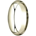 thumbnail image 1 of Mens 14K Yellow Gold, 5.0mm High Dome Heavy Comfort-Fit Wedding Band (sz 11), 1 of 3