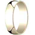thumbnail image 1 of Mens 14K Yellow Gold, 6.0mm Low Dome Light Wedding Band (sz 14.5), 1 of 3