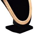 thumbnail image 1 of Mens 14k Rose Gold Plated Herringbone Chain 24" Inch Long x 14MM Wide Thick Flat Hip Hop Necklace, 1 of 5