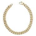 thumbnail image 1 of KoolJewelry Mens 14k Yellow Gold Curb Bracelet (6.2 mm, 8.5 inch), 1 of 4