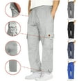 thumbnail image 1 of LONKITO Mens Sweatpants with Pockets Open Bottom Casual Cargo Sweatpants for Men Athletic Streetwear Workout Sweat Pants, Size 5XL, 1 of 7