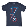 thumbnail image 1 of Mens 1776 Stripes Funny T Shirt Awesome Fourth Of July Graphic Tee for Men Graphic Tees, 1 of 9