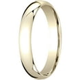 thumbnail image 1 of Mens 18K Yellow Gold, 4mm Slightly Domed Standard Comfort-Fit Wedding Band (sz 15), 1 of 3