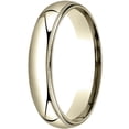 thumbnail image 1 of Mens 18K Yellow Gold, 5mm Slightly Domed Comfort-Fit Wedding Band with Milgrain (sz 7), 1 of 3