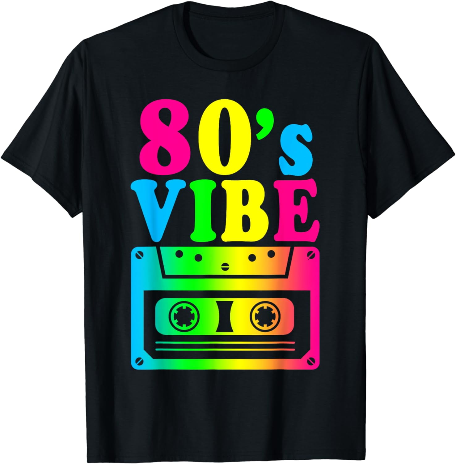 Mens 1980's Costume Party Outfit - Retro Vintage 80s Vibe T-Shirt ...