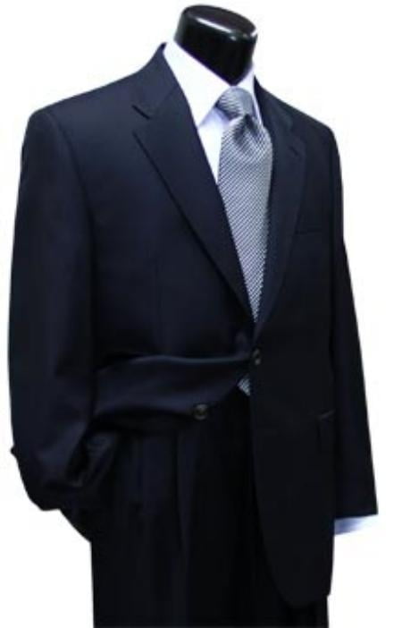 Men's Dark Navy Blue Suit One Button main image 0