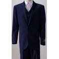 thumbnail image 1 of Mens 2 Button Style Wool Navy 3 Piece Suits Alberto 2BV1P, 1 of 1