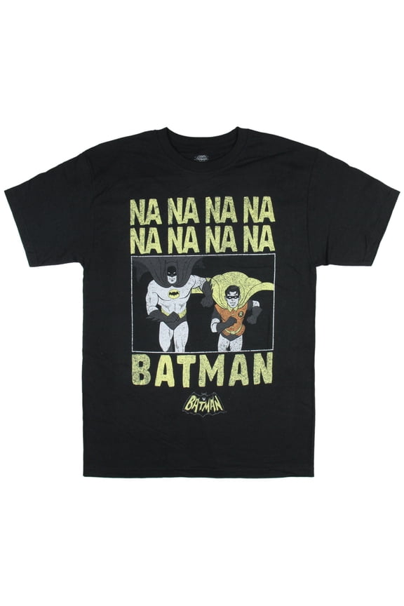 Mens 2-Piece Batman & Robin T-Shirt & Pajama Bottoms Sleep Set Medium