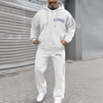 thumbnail image 1 of Mens 2 Piece Jacquard Sweatsuit Outfits Full Zip Athletic Jogging Suit Sets Sport Sweat Suit Casual Athletic Jogging Warm Up Sets, 1 of 4