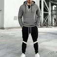 thumbnail image 1 of Mens 2 Piece Outfits Full Zip Sports Jogging Suits Sets Athletic Running Sweatsuits with Zip Pockets Workout Sports Set Sportswear, 1 of 3