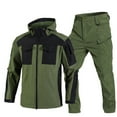 thumbnail image 1 of Mens 2 Piece Set Zip Up Jacket and Pants Outdoor Hiking Workout Outfit Sets, S, 1 of 8