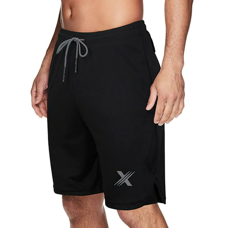 Mens 2 in 1 Compression Workout Shorts for Running