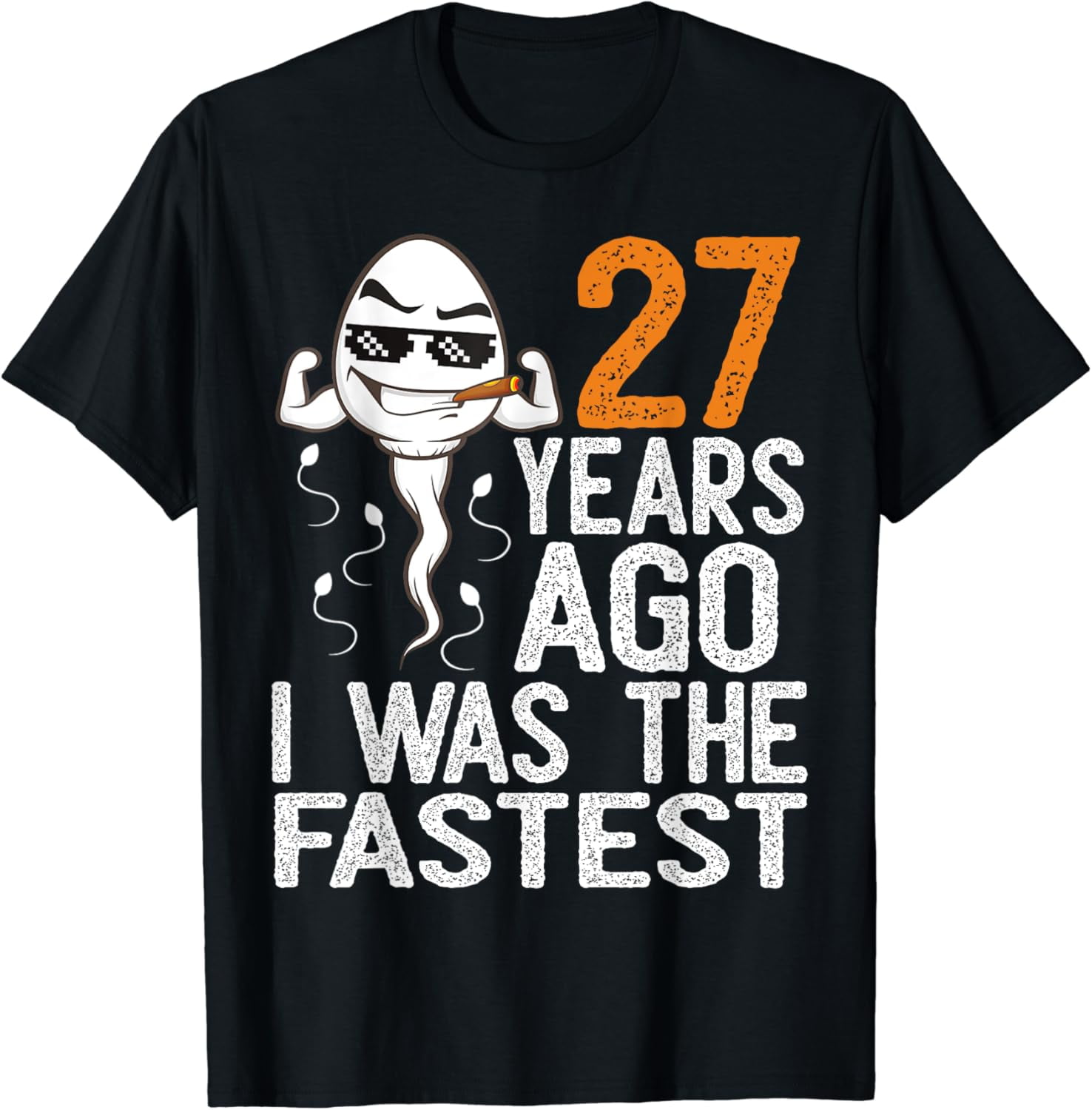 27th Birthday T-Shirt Funny Age 27 for Born in 1990