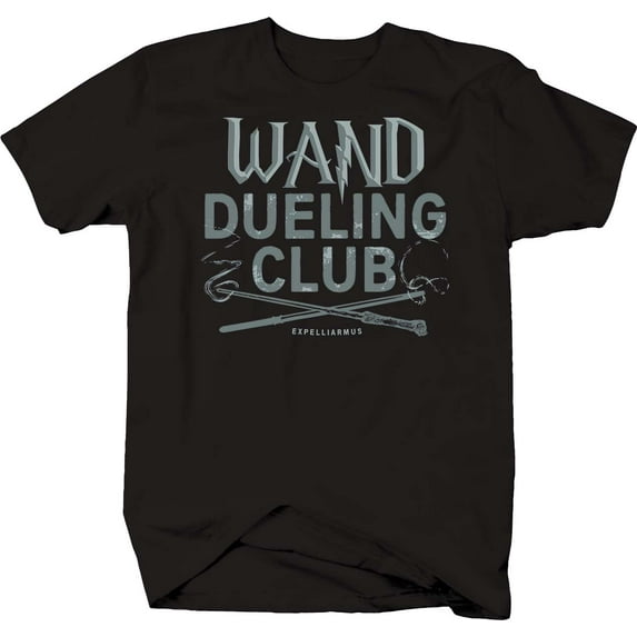 Mens 2XL Shirt Wand Dueling Club Shirt XXL Black