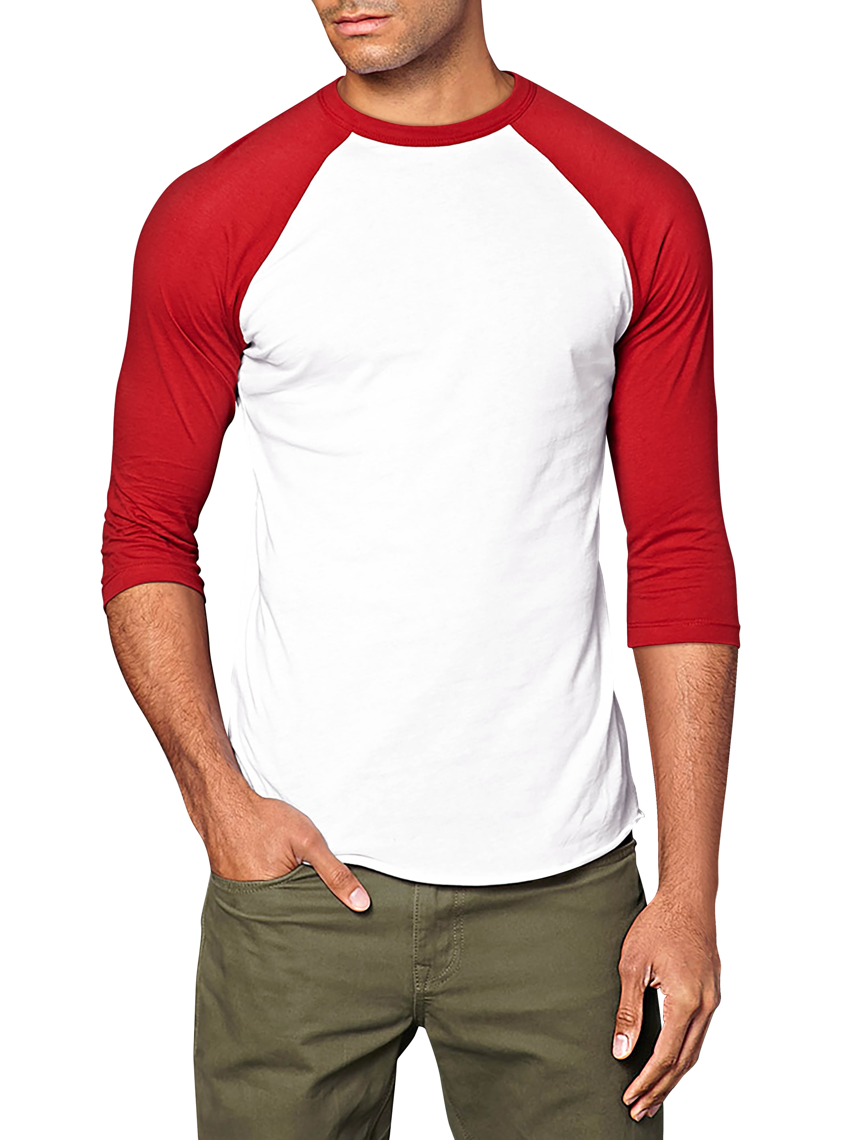 Mens Sleeve Raglan Baseball T Shirt - Walmart.com