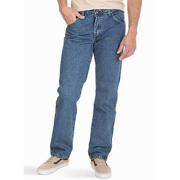 Mens 32X29 Regular Fit Classic Straight Leg Five-Pocket Durable