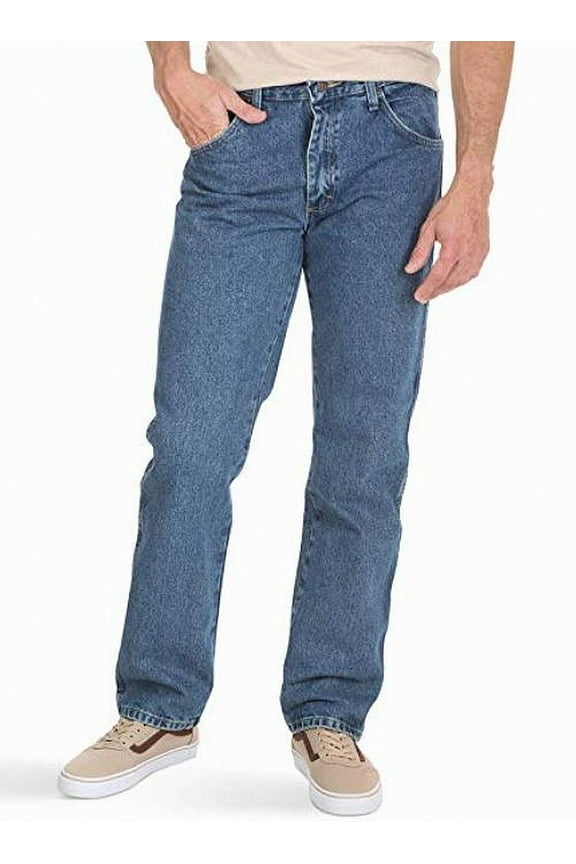 Mens 32X29 Classic Straight Leg Five-Pocket Jeans 32