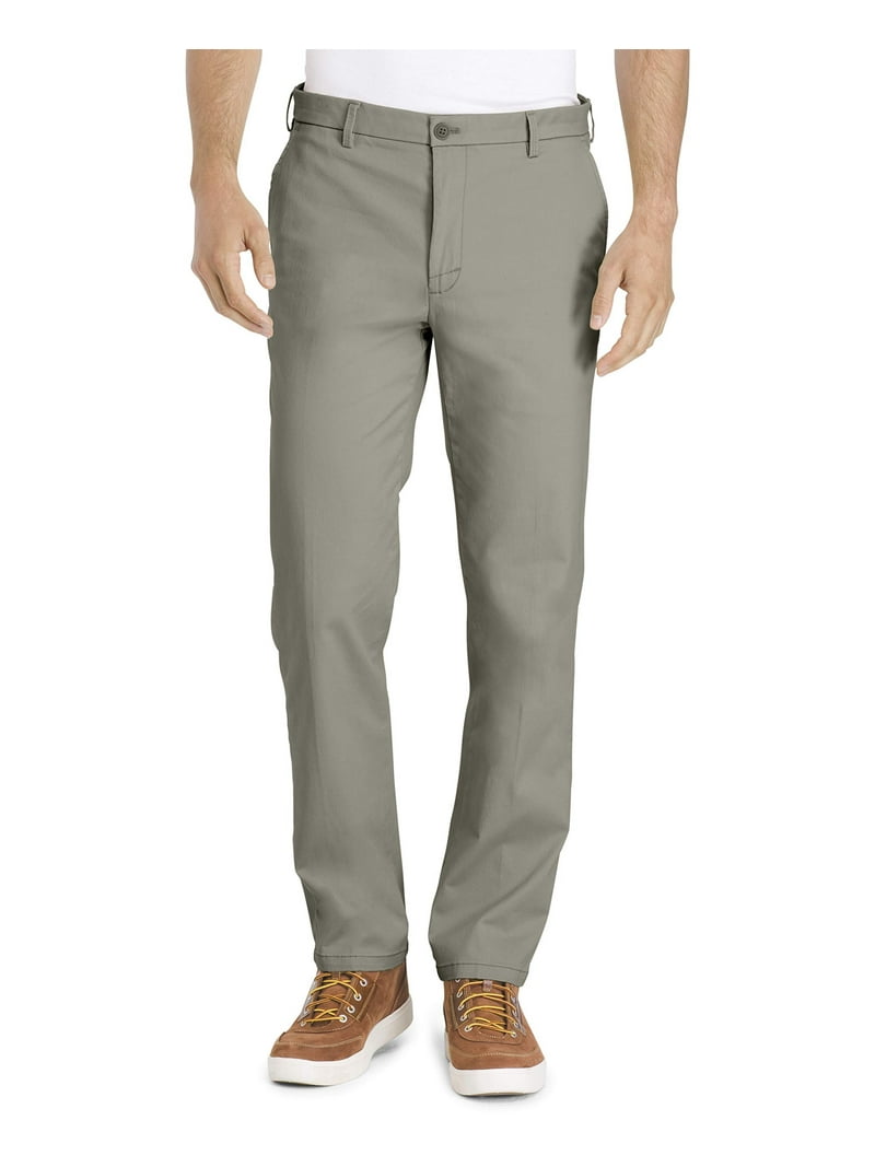 Mens 32X30 Stretch Straight Flat Front Chino Pants 32 - Walmart.com
