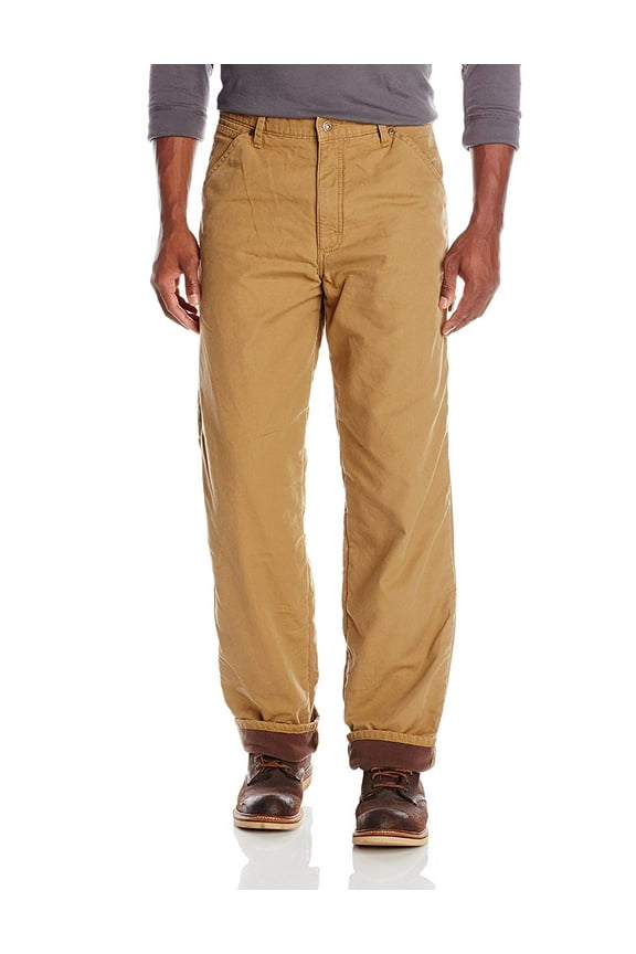 Mens 32x32 Fleece Lined Straight Leg Pants 32