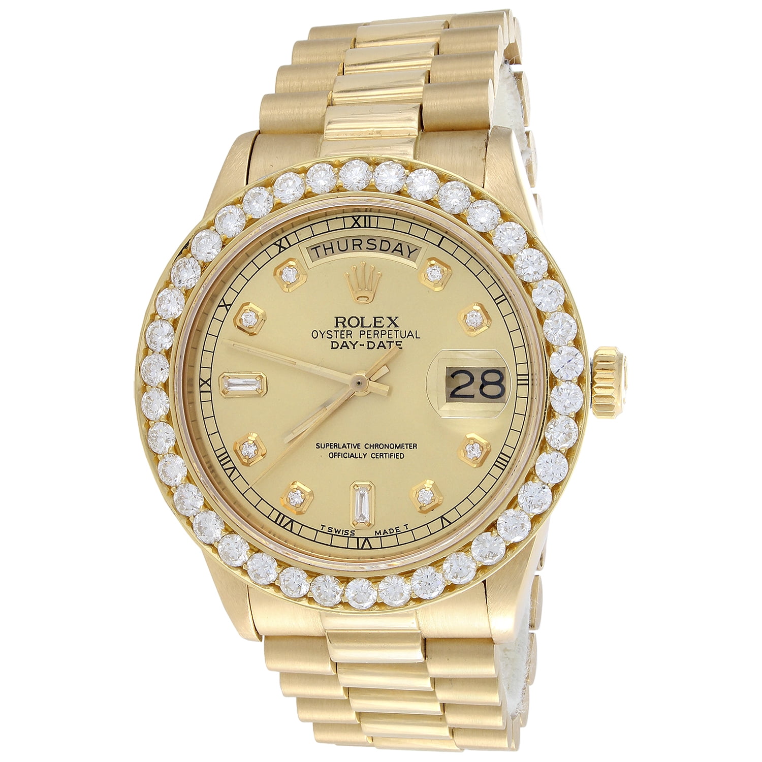 Turkiye kinci El Rolex Ba kan 18K Alt n Elmas Saati Ubuy